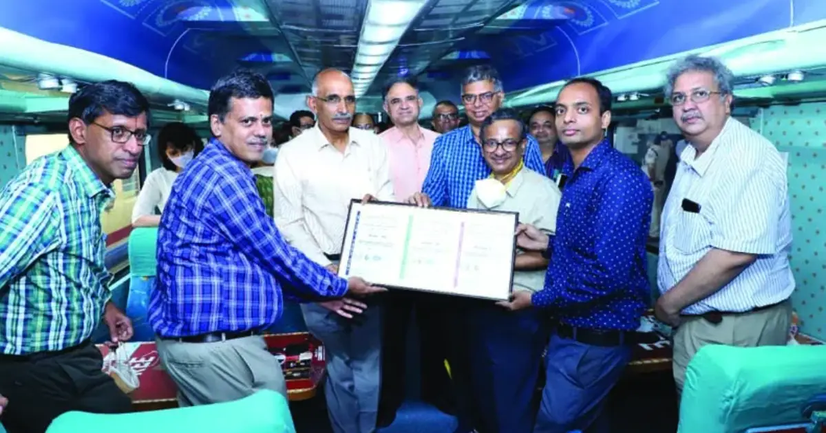 Mysore-Chennai Shatabdi Express becomes first IMS certified train